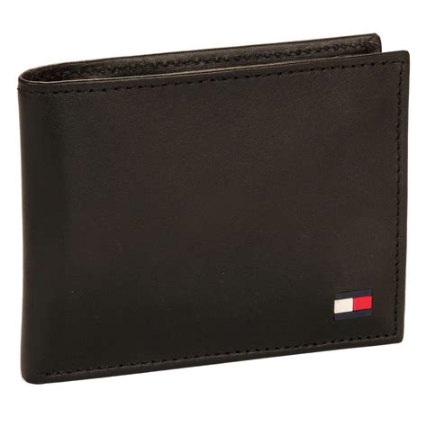 tommy hilfiger men's leather dore passcase billfold wallet|tommy hilfiger men's leather wallet.